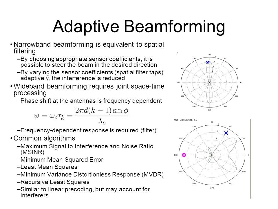 adaptivebeamformingnarrowbandbeamformingisequivalenttospatialfiltering-2758728